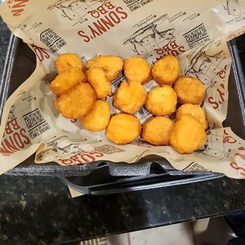 Sonny's BBQ - a tray of fried tater tots - Barbeque Near Me - Warner Robins, Georgia