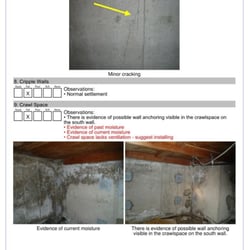 Forman Inspection Services - Lots of detail about moisture