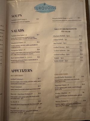 Menu photo 7 Turquoise Restaurant Chicago, IL