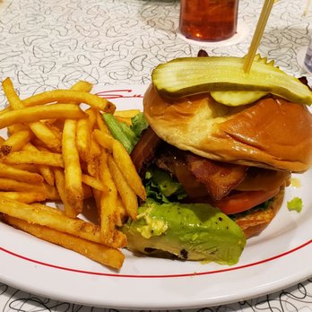Sunliner Diner - Avacado Burger $13.99 - Diners Near Me - Pigeon Forge, Tennessee