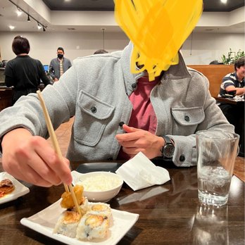 Raku Sushi - Enjoying plate after plate of sushi for the buffet. - Sushi Bars Near Me - Rocklin, California Raku Sushi - Enjoying plate after plate of sushi for the buffet. - Sushi Bars Near Me - Rocklin, California