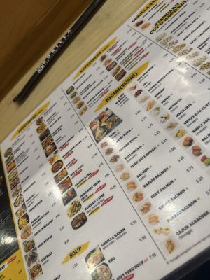 Menu photo 1 Gorilla Sushi Las Vegas, NV