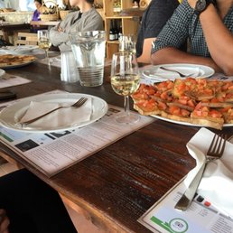 Bruschetta at the wine tasting