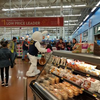 Walmart Supercenter - a person dressed as a bunny - Department Stores Near Me - Oswego, Illinois