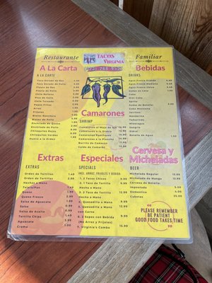 Menu photo 7 Tacos Virginia Los Angeles, CA Menu photo 7 Tacos Virginia Los Angeles, CA