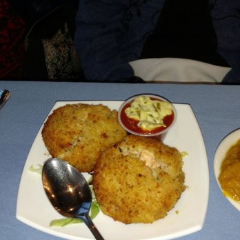 Winthrop Arms Restaurant - Seafood cakes appetizer - Seafood Near Me - Winthrop, Massachusetts Winthrop Arms Restaurant - Seafood cakes appetizer - Seafood Near Me - Winthrop, Massachusetts