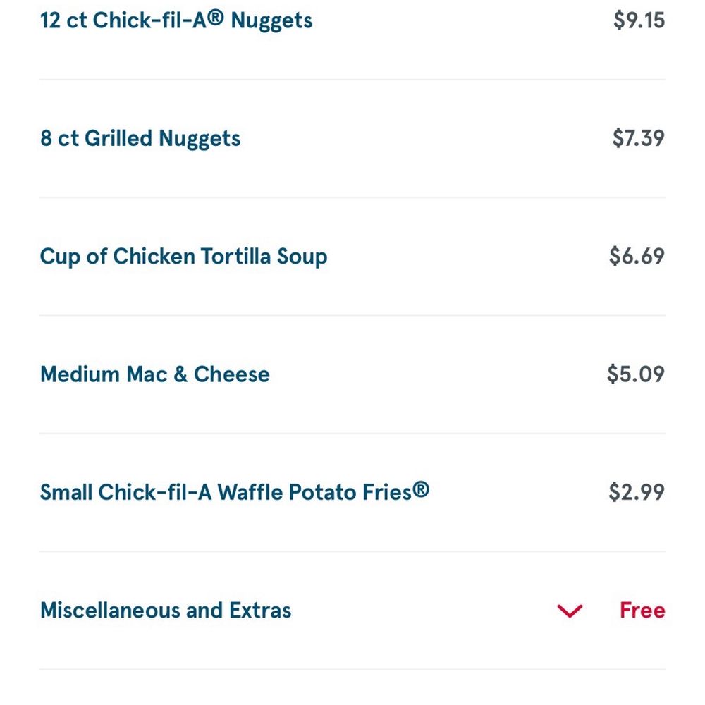 Chick-fil-A - Simple side order items - Fast Food Near Me - Sherman Oaks, California Chick-fil-A - Simple side order items - Fast Food Near Me - Sherman Oaks, California