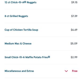 Chick-fil-A - Simple side order items - Fast Food Near Me - Sherman Oaks, California Chick-fil-A - Simple side order items - Fast Food Near Me - Sherman Oaks, California