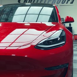 Full front paint protection film application, using flagship XPEL Ultimate Plus PPF