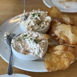 Row - Home made chips and dips-huge portions of house made dips-yum!
