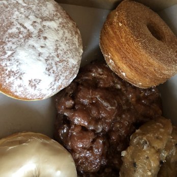Rose - Lemon-filled donut, cronut, apple fritter, blueberry, and maple - Donuts Near Me - Temple City, California