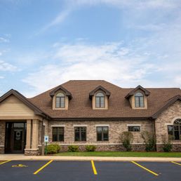 Exterior outside entrance of Rock River Dental - Our beautiful office in a quiet country setting - Fort Atkinson, Wisconsin Exterior outside entrance of Rock River Dental - Our beautiful office in a quiet country setting - Fort Atkinson, Wisconsin