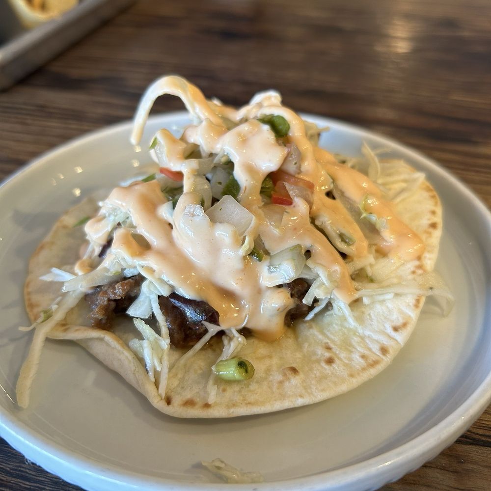 The Press Coffee & Juice Bar - Bulgogi Taco with house sauce - Cafes Near Me - Springfield, Missouri The Press Coffee & Juice Bar - Bulgogi Taco with house sauce - Cafes Near Me - Springfield, Missouri