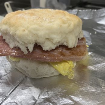 Eula's Kitchen - Premium Thomas Brothers country ham, with real eggs and made-from-scratch buttermilk biscuit - Fast Food Near Me - Ramseur, North Carolina