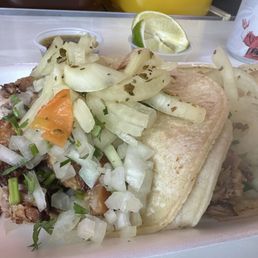Mixed carnitas tacos Mixed carnitas tacos