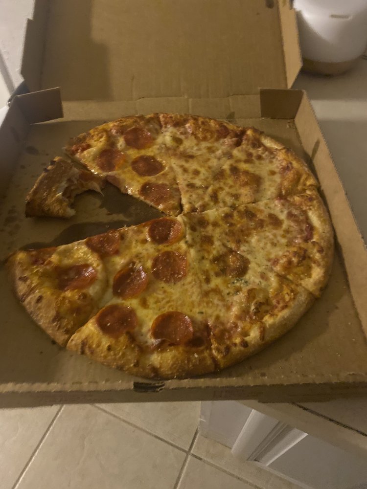 Pepperoni & cheese. Half n half. Yelp