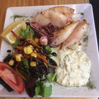 El Sur - Grilled Squid Salad - Tapas Bars Near Me - Madrid, M