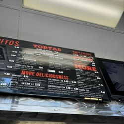 Tijuana tacos - Menu July 2024