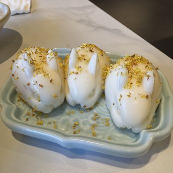 Treasure - Coconut custard bunnies - Dim Sum Near Me - Belmont, California Treasure - Coconut custard bunnies - Dim Sum Near Me - Belmont, California