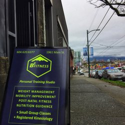 B2 Fitness - Street level signboard