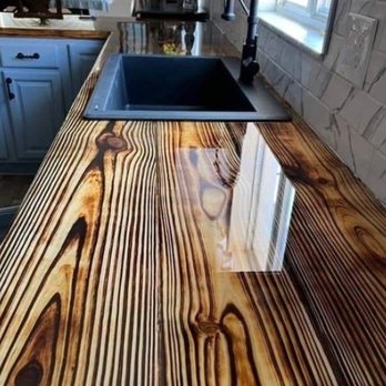 Calebs Customs - Natural wood grain counter top, sealed in epoxy - Painters Near Me - Foley, Alabama Calebs Customs - Natural wood grain counter top, sealed in epoxy - Painters Near Me - Foley, Alabama