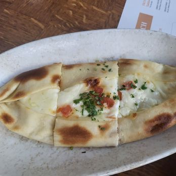 Agora Tysons - Goat cheese flatbread is amazing! - Mediterranean Near Me - Tysons, Virginia