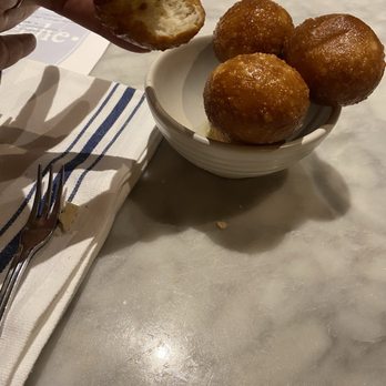 Peche Seafood and Grill - Fried Bread W/sea Salt - Seafood Near Me - New Orleans, Louisiana Peche Seafood and Grill - Fried Bread W/sea Salt - Seafood Near Me - New Orleans, Louisiana