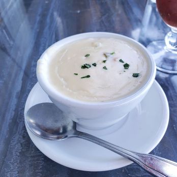 The Fish Hopper - Cup sized Clam Chowder - Seafood Near Me - Monterey, California The Fish Hopper - Cup sized Clam Chowder - Seafood Near Me - Monterey, California