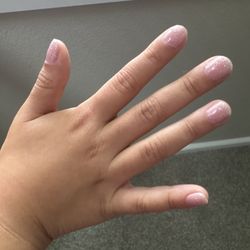 Lovely Nails - Kids nails. They get gel polish no matter what you say....at least there's no excess gel.
