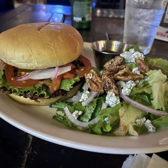 Lindberg's Tavern - Delicious smash burger and candied pecan salad - Bars Near Me - Springfield, Missouri