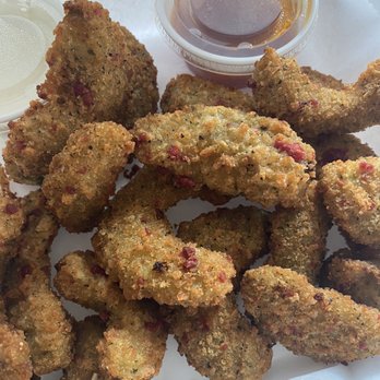 The Garden Grille - a plate of fried chicken nuggies - American Near Me - Denton, Texas The Garden Grille - a plate of fried chicken nuggies - American Near Me - Denton, Texas
