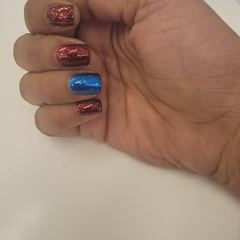 V & V Nail Design - I wanted a darker blue but it wasn't painting like she wanted - Nail Salons Near Me - Burlington, Massachusetts V & V Nail Design - I wanted a darker blue but it wasn't painting like she wanted - Nail Salons Near Me - Burlington, Massachusetts