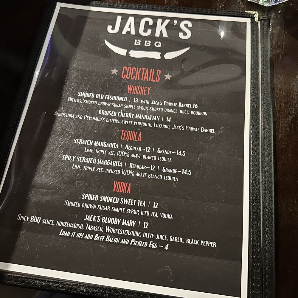 Jack's BBQ - Bellevue - Menu - Cocktail Bars Near Me - Redmond, Washington Jack's BBQ - Bellevue - Menu - Cocktail Bars Near Me - Redmond, Washington