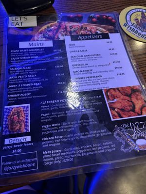 Menu photo 1 The Jazzy Wishbone Oceanside, CA Menu photo 1 The Jazzy Wishbone Oceanside, CA