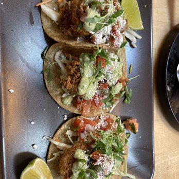 Eggy’s Neighborhood Kitchen - Fried shrimp tacos - Breakfast & Brunch Near Me - Berkeley, California Eggy’s Neighborhood Kitchen - Fried shrimp tacos - Breakfast & Brunch Near Me - Berkeley, California