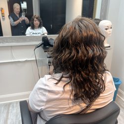 Gina's Salon & Wigs - Back of one of the synthetic wigs I tried.