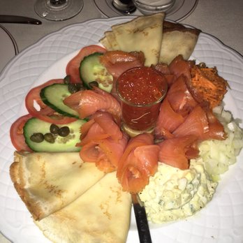 Russian Tea Time - Salmon crepe - Russian Near Me - Chicago, Illinois Russian Tea Time - Salmon crepe - Russian Near Me - Chicago, Illinois