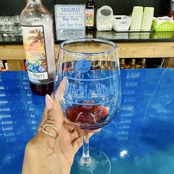 Florida Winery at John's Pass - They allow you to try the wine. This Blueberry wine is delicious. - Wineries Near Me - Madeira Beach, Florida Florida Winery at John's Pass - They allow you to try the wine. This Blueberry wine is delicious. - Wineries Near Me - Madeira Beach, Florida