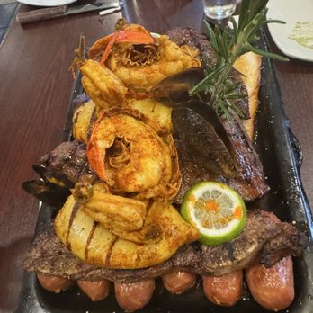 El Gaucho Inca - Parrillada Mar y Tierra Grill Platter - Peruvian Near Me - Fort Myers, Florida
