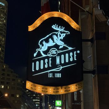 The Loose Moose - Sign - Sports Bars Near Me - Toronto, Ontario The Loose Moose - Sign - Sports Bars Near Me - Toronto, Ontario