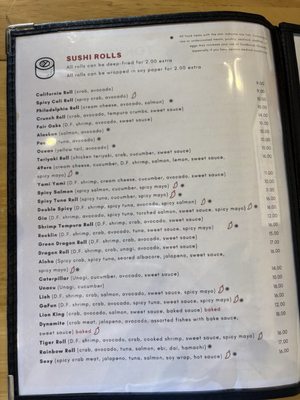 Menu photo 5 Tokyo Express Carmichael, CA
