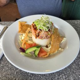 Ahi poke tower. Ahi poke tower.