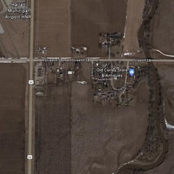Old Corley Store Antiques - Ariel view