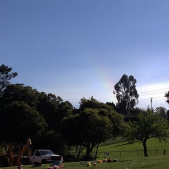 Lone Tree Cemetery - Rainbow appears just as people gather for service to start.  This is a very special place! - Funeral Services & Cemeteries Near Me - Hayward, California