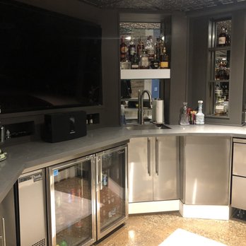 Go Green Plumbing - Basement bar, installed a new sink in different location then it was perviously also added under counter ice maker. - Plumbing Near Me - St. Catharines, Ontario Go Green Plumbing - Basement bar, installed a new sink in different location then it was perviously also added under counter ice maker. - Plumbing Near Me - St. Catharines, Ontario