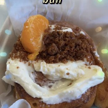 Huda - CINNAMON MILK BUN - not too sweet which is good but a bit dry - Sandwiches Near Me - Philadelphia, Pennsylvania