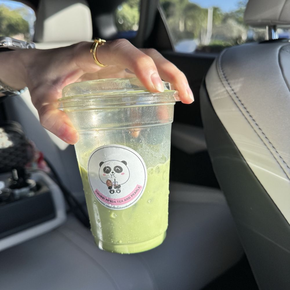 Chubbi Panda Tea and Pearls Logo