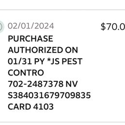 This shows I paid already