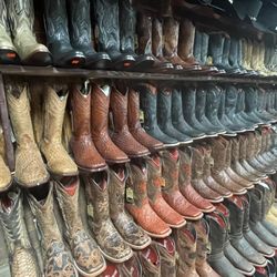 Gomez Boot Ranch - Cowboy and cowgirl boots wall