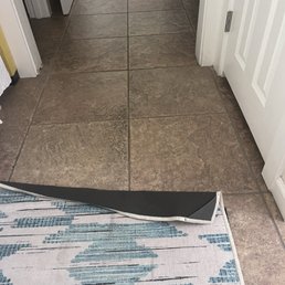 Tripping hazard. Frayed rugs. Tripping hazard. Frayed rugs.